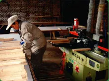 Wood cutting board Processing workshop