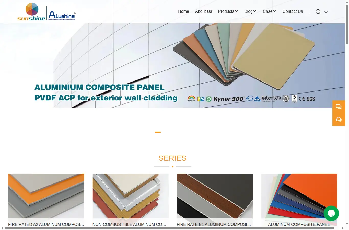 sunshineacp.com homepage screenshot