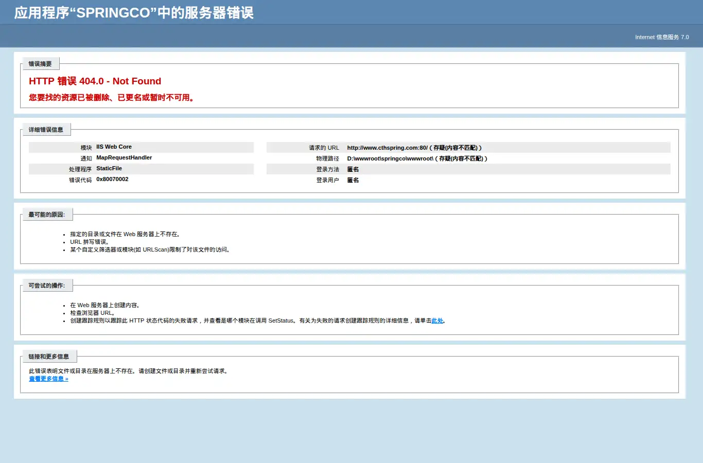 cthspring.com/（存疑(内容不匹配)） homepage screenshot