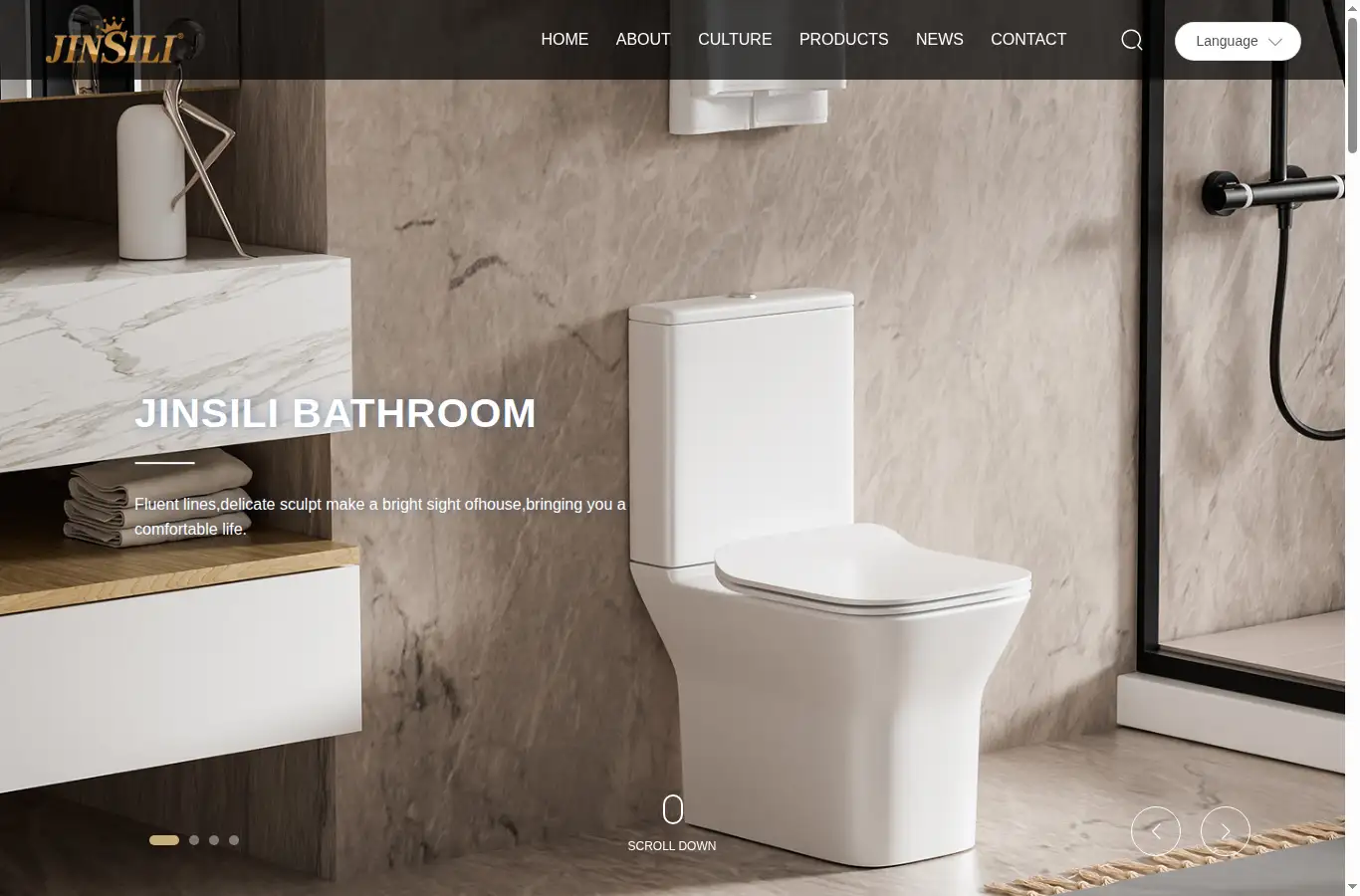 jslbathware.com homepage screenshot