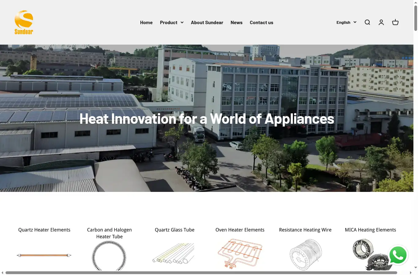 sundeargroup.com homepage screenshot