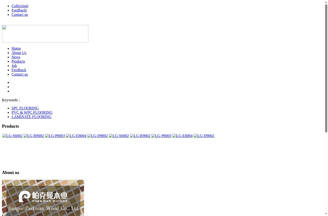 pkmwood.com homepage screenshot