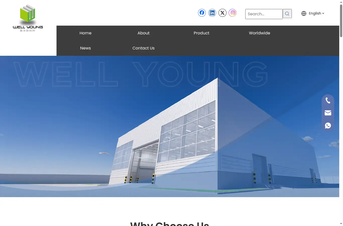 wellyoung.com.cn homepage screenshot