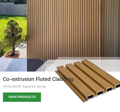 Co-extrusion Fluted Cladding