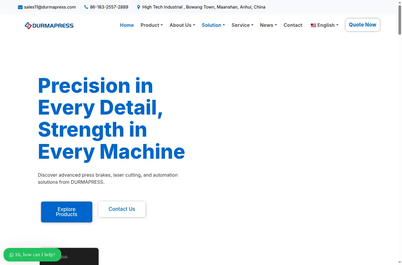durmapress.com homepage screenshot