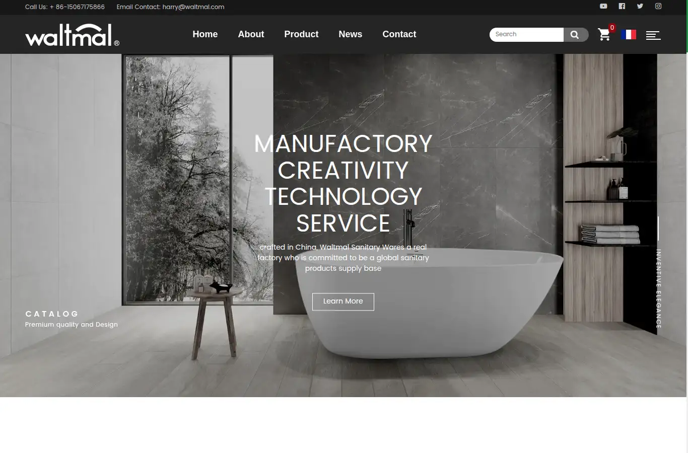waltmal.com homepage screenshot