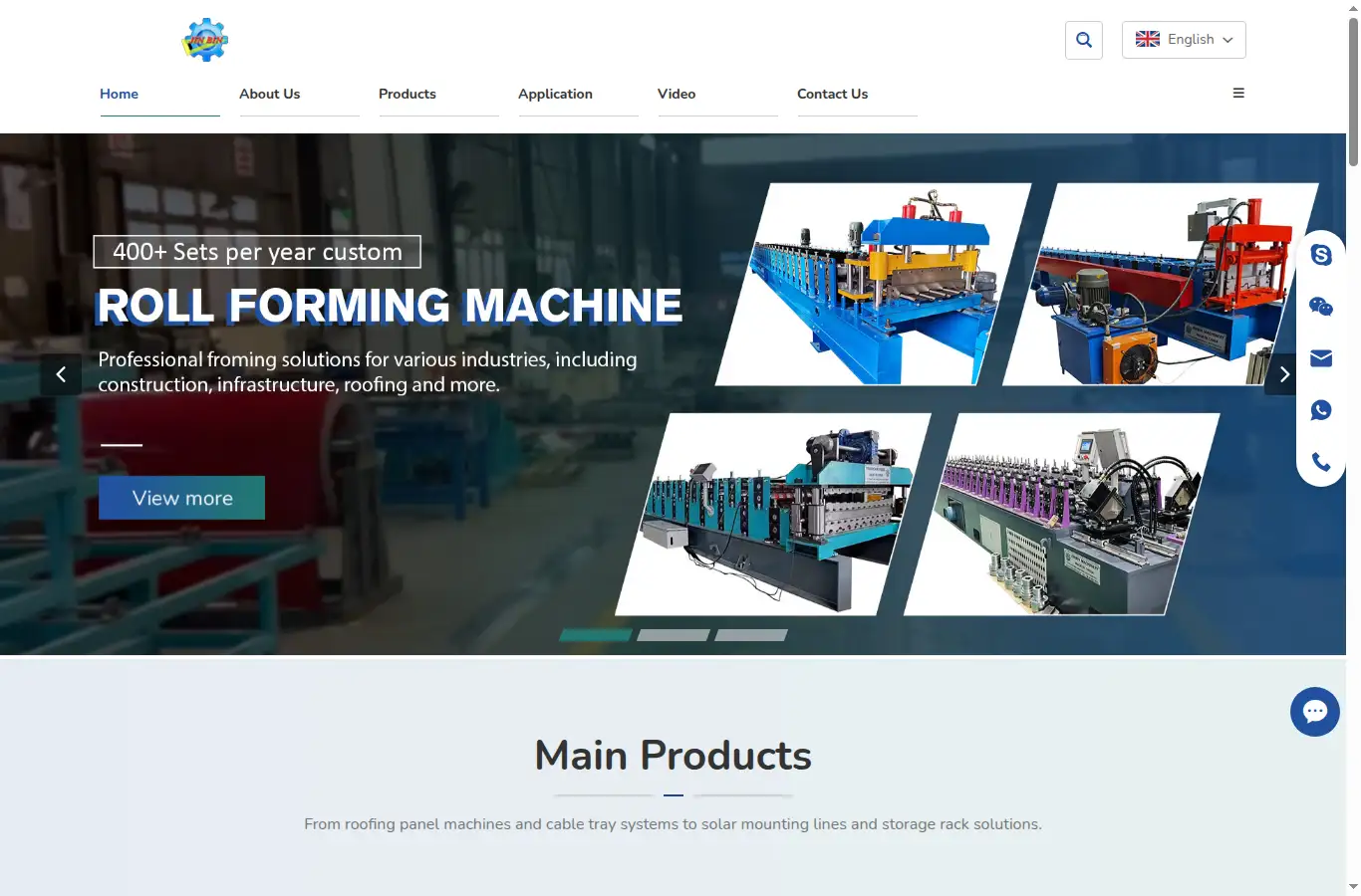 cdformingmachine.com homepage screenshot