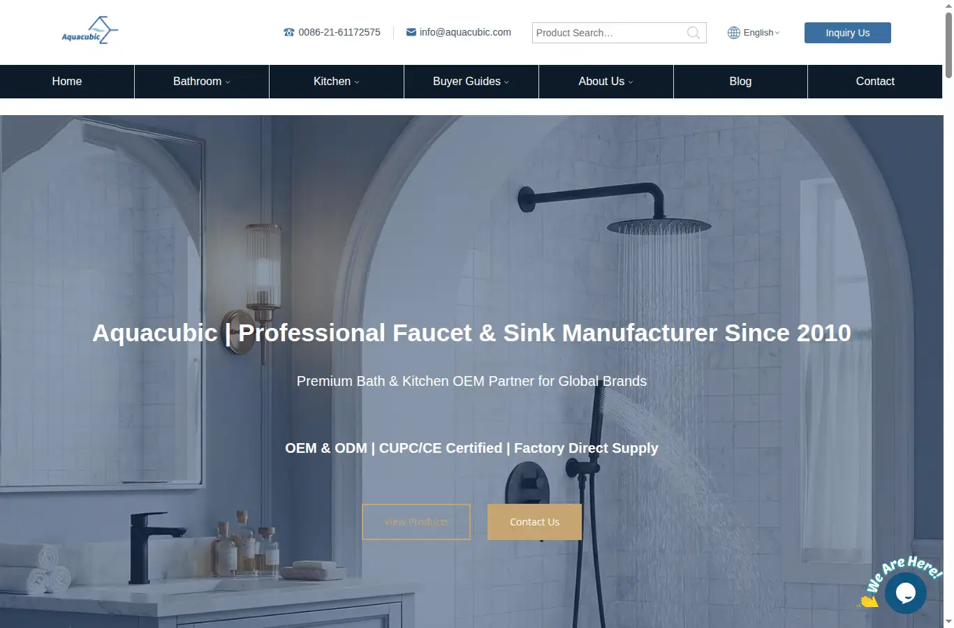 aquacubic.com.cn homepage screenshot