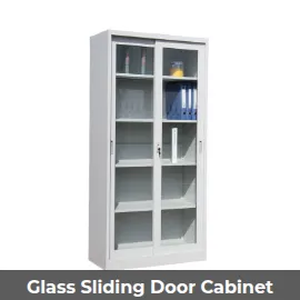 Glass Sliding Door Cabinet