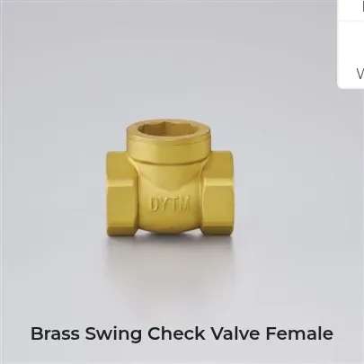 Brass Swing Check Valve Female