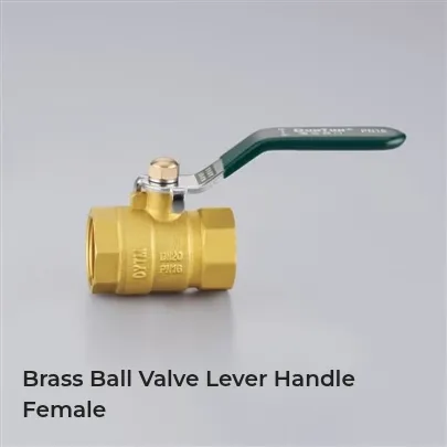 Brass Ball Valve Lever Handle Female