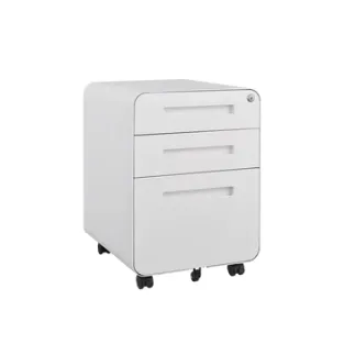 3-Drawer Lockable Mobile File Cabinet