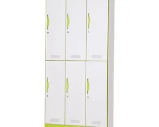 6 Doors slim rim steel locker