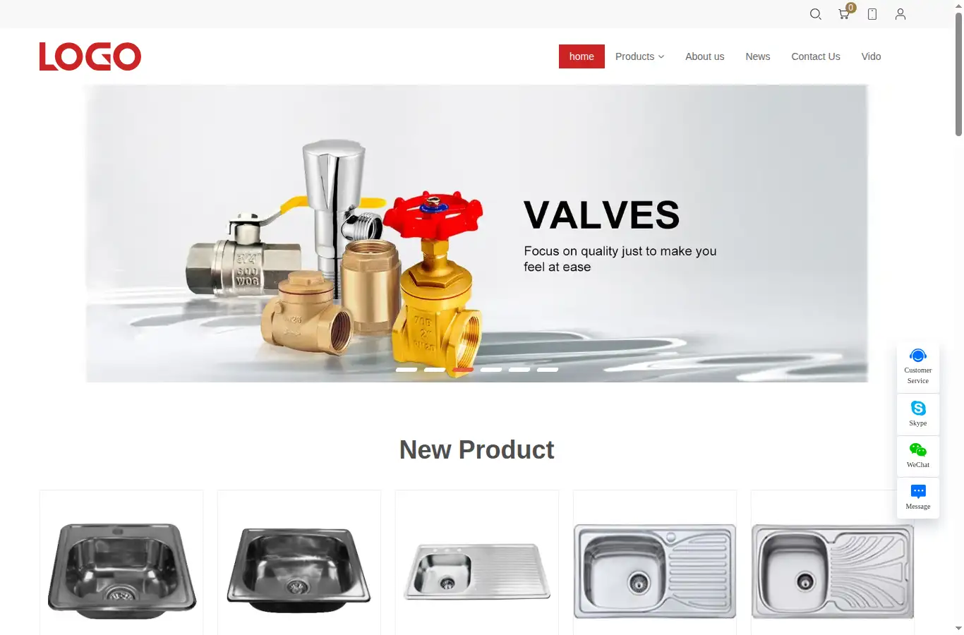 sani-metal.com homepage screenshot