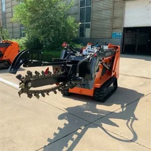 Rubber Track Mini Skid Steer Loader 50 HP Mattson Loader