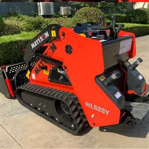 Pilot Hydraulic Operate Skid Steer Loader ML525 Seriel Mattson Mini Skid Steer Loader