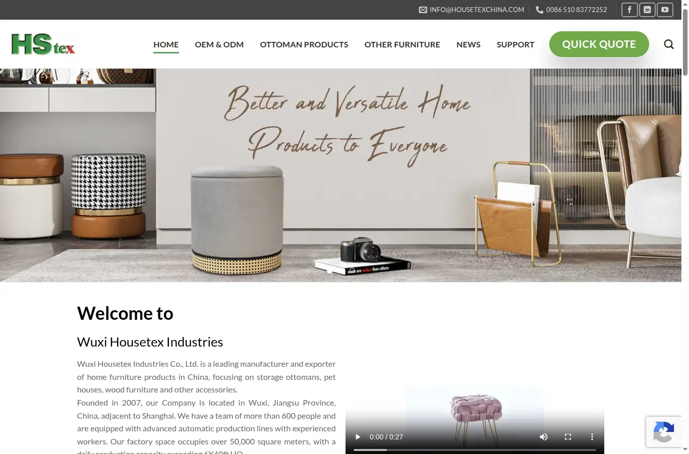 housetexchina.com homepage screenshot