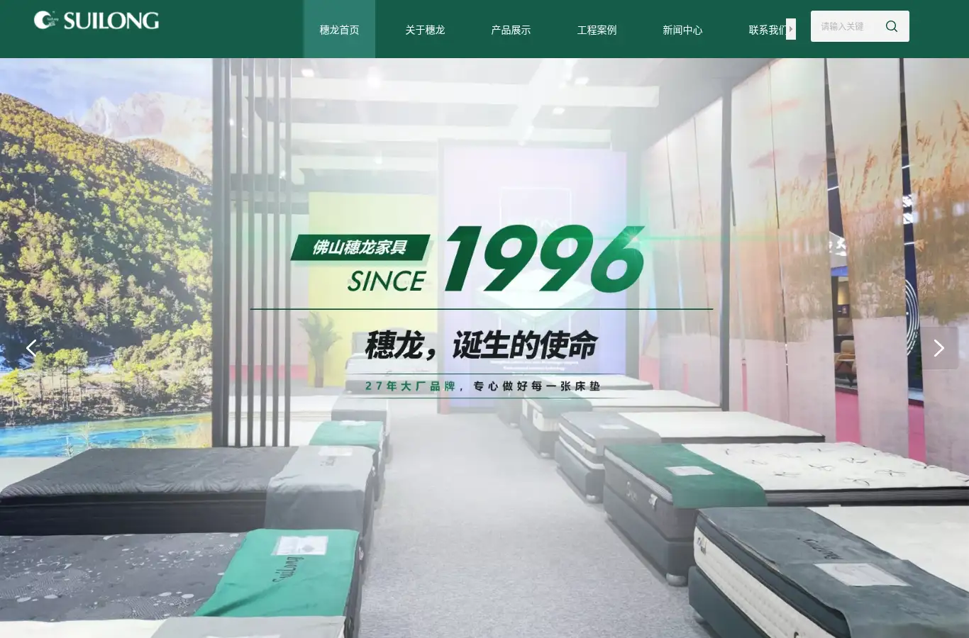 sui-long.cn homepage screenshot