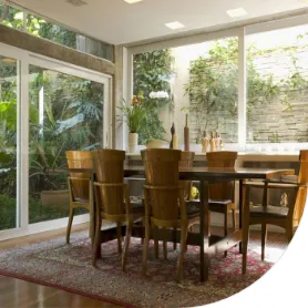 Aluminium Interior Double Laminated Glass Sliding Window