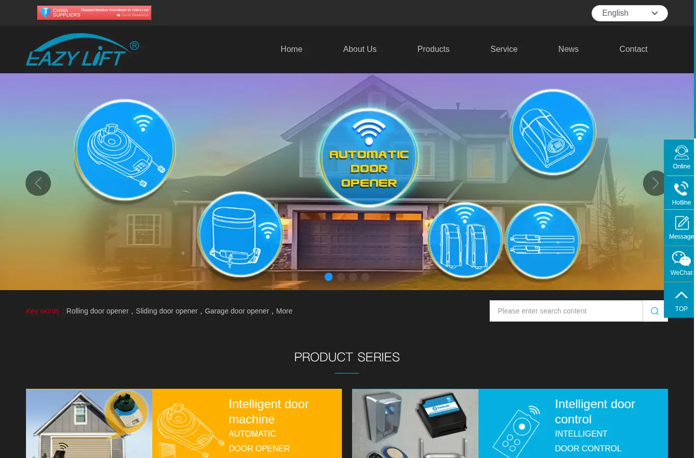 eazylift.com.cn homepage screenshot