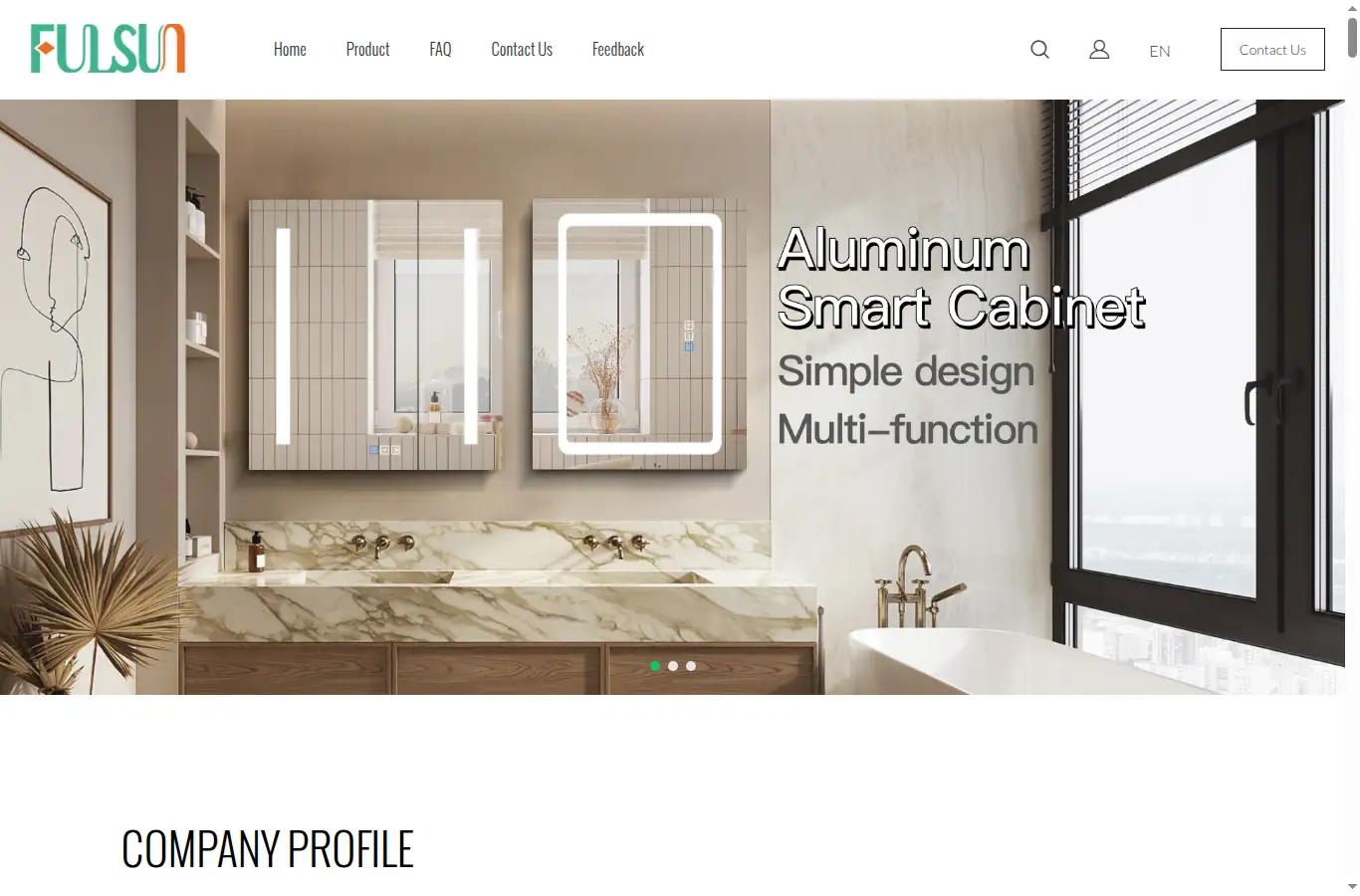 fulsun.cn homepage screenshot