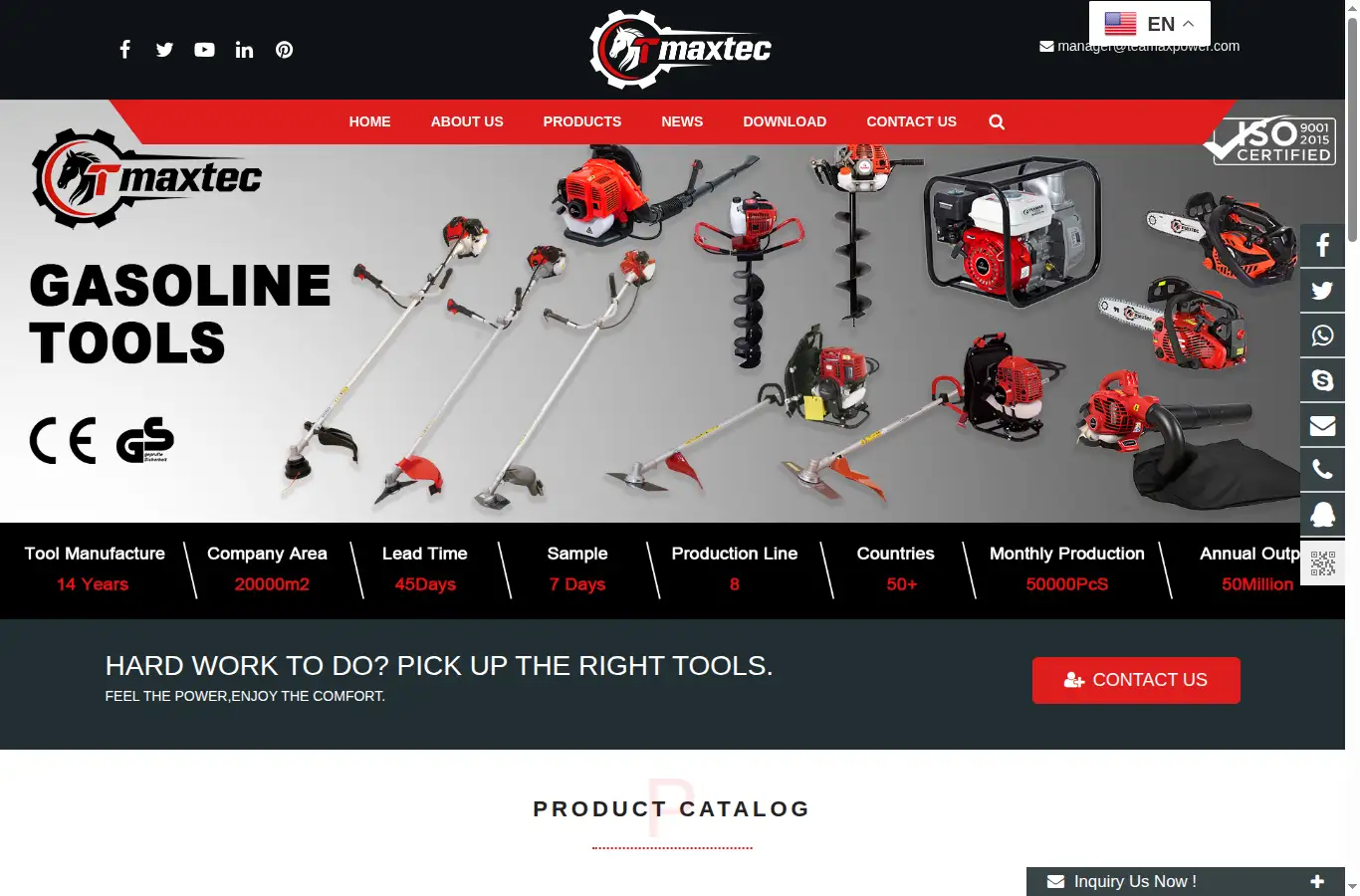 teamaxpower.com homepage screenshot