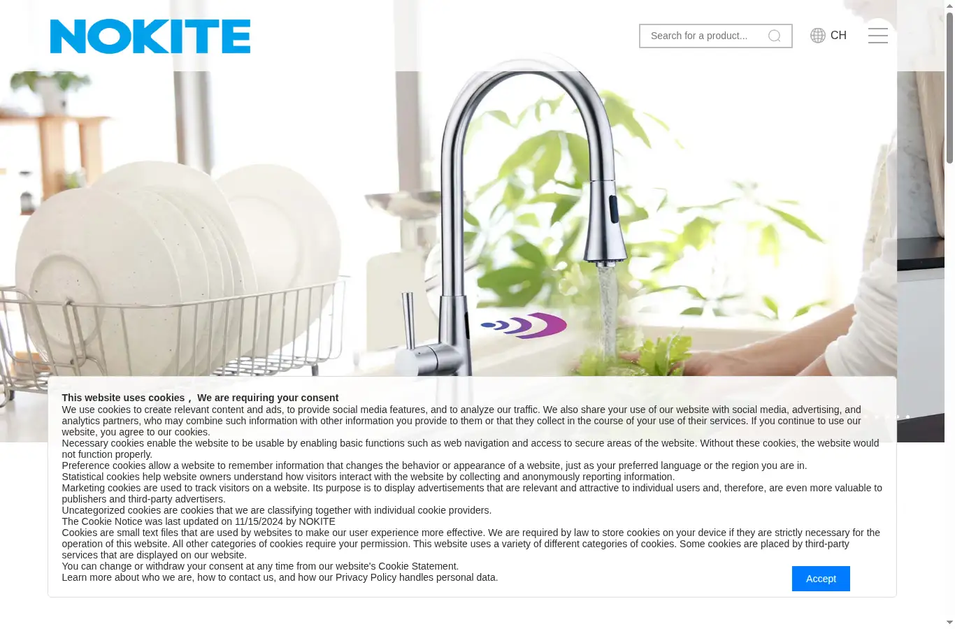 nokite.com homepage screenshot