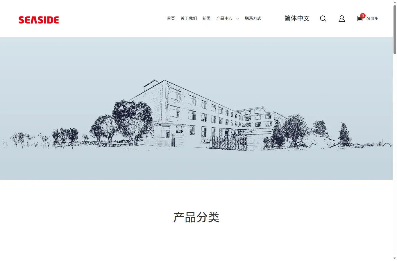 cn.seasidechina.com homepage screenshot