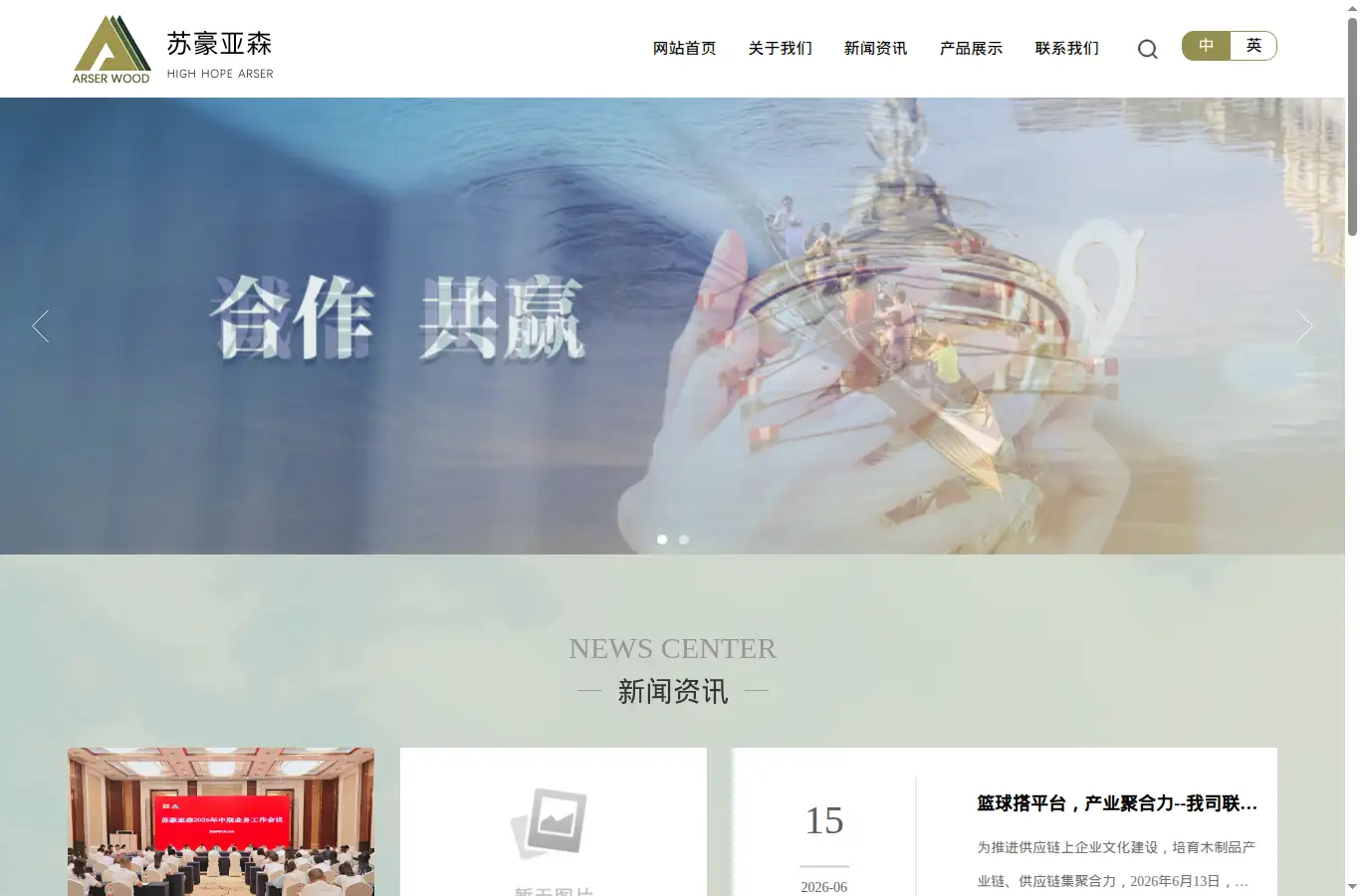 arserwood.com homepage screenshot