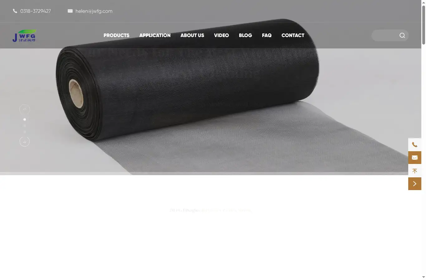 jwfg.com homepage screenshot