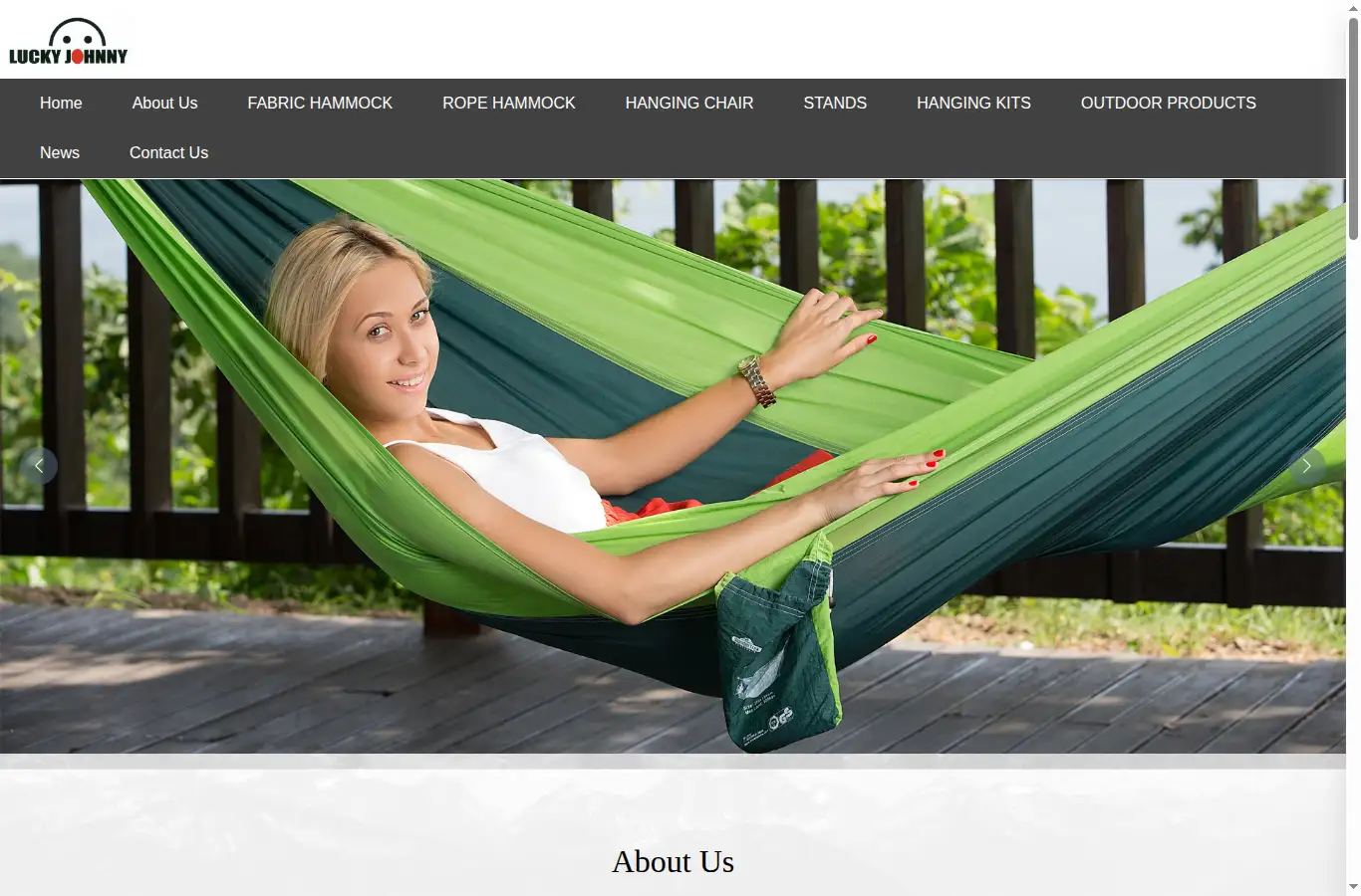 luckyjohnny.com homepage screenshot