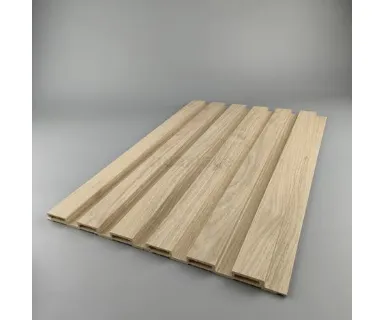 Fluted wpc wall panel laminated surface wpc panels indoor wall decoration