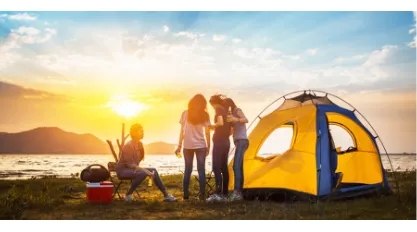 Camping: the first lesson for beginners