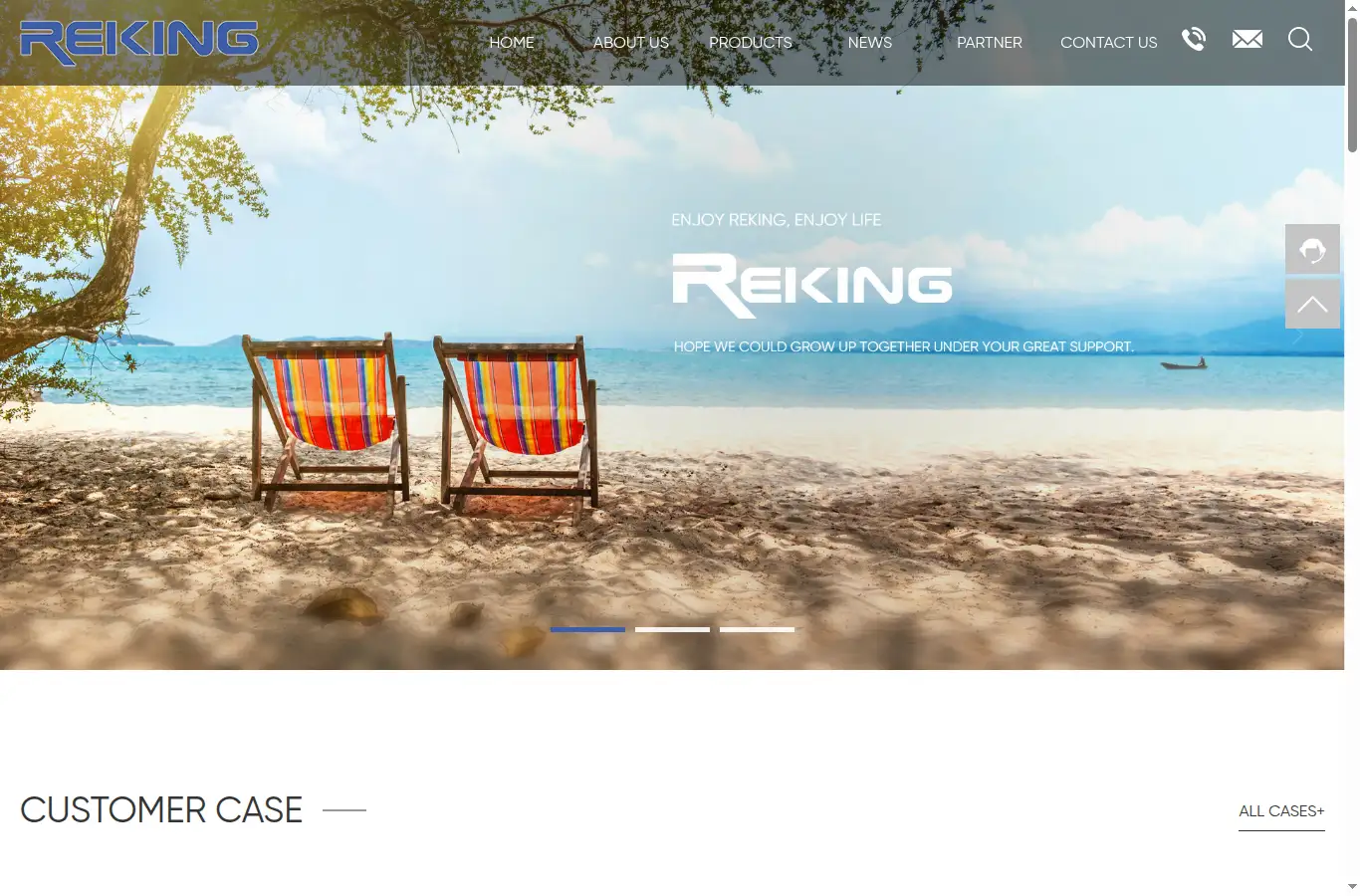 hzreking.com homepage screenshot