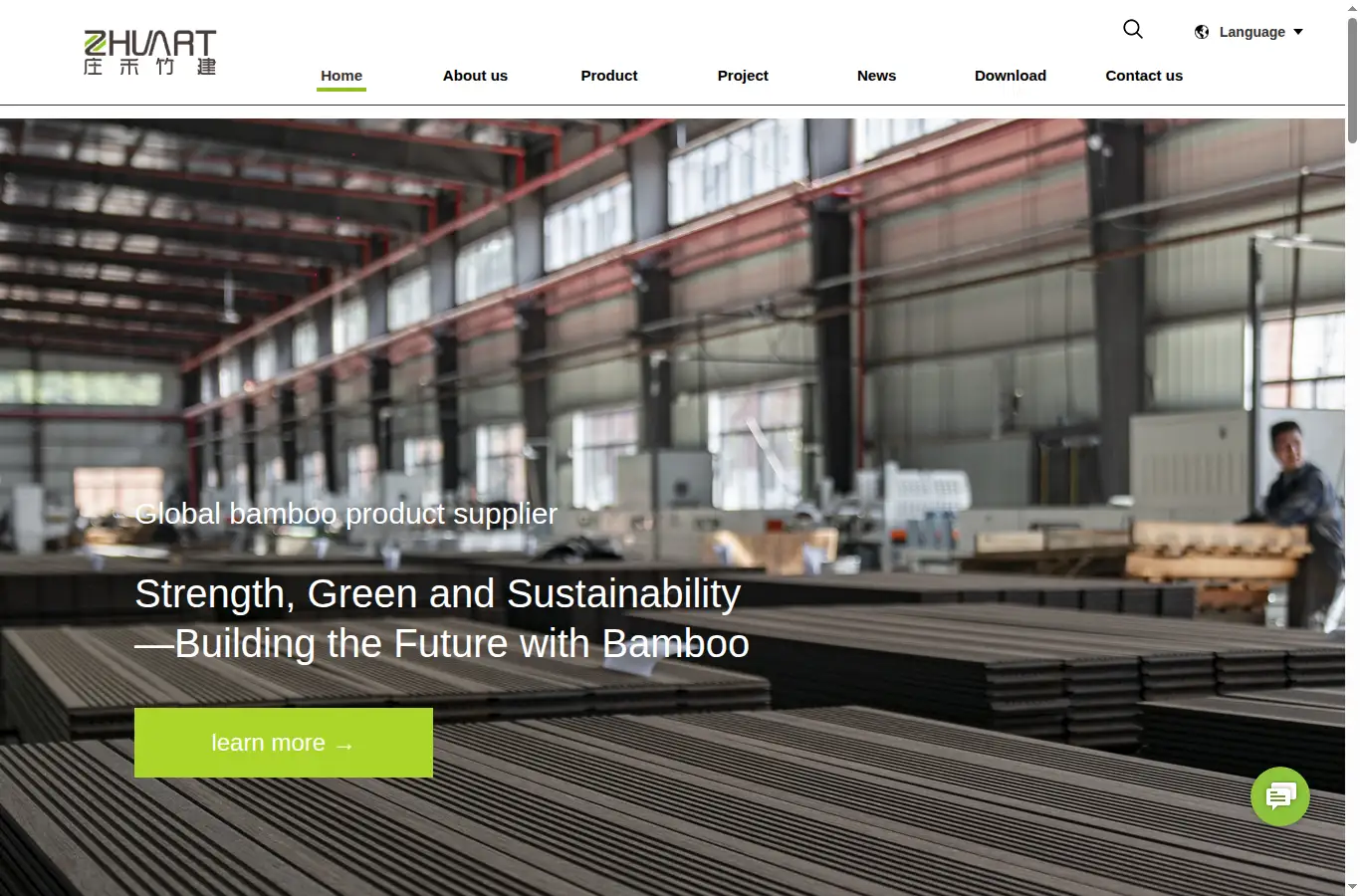en.zhuart.net homepage screenshot