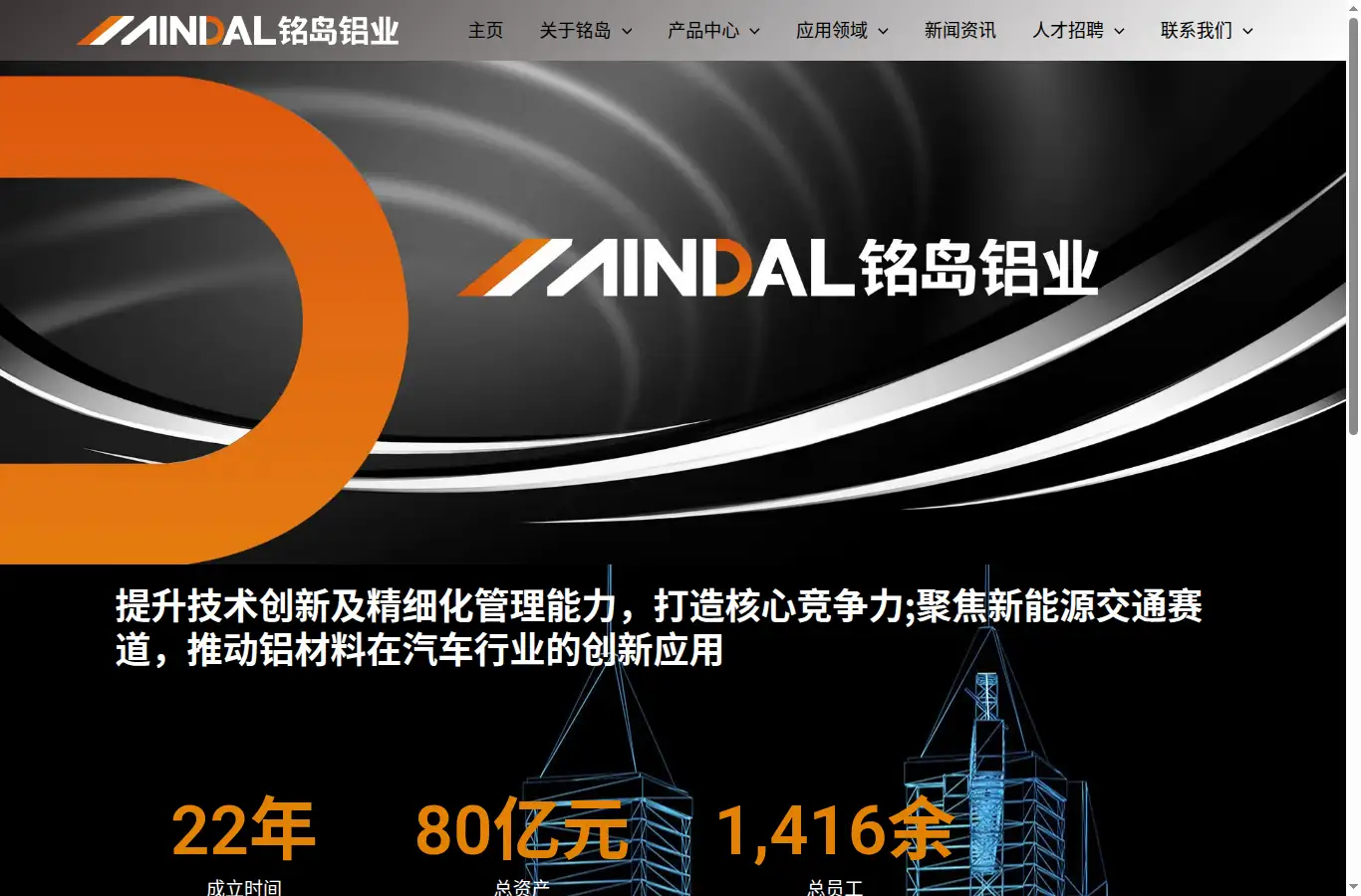 mindal.cn homepage screenshot