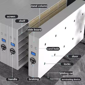 YD-MS1 Archive Compact Shelving