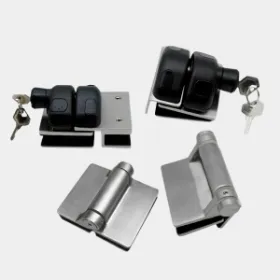 Glass Gate Hinge&Latch