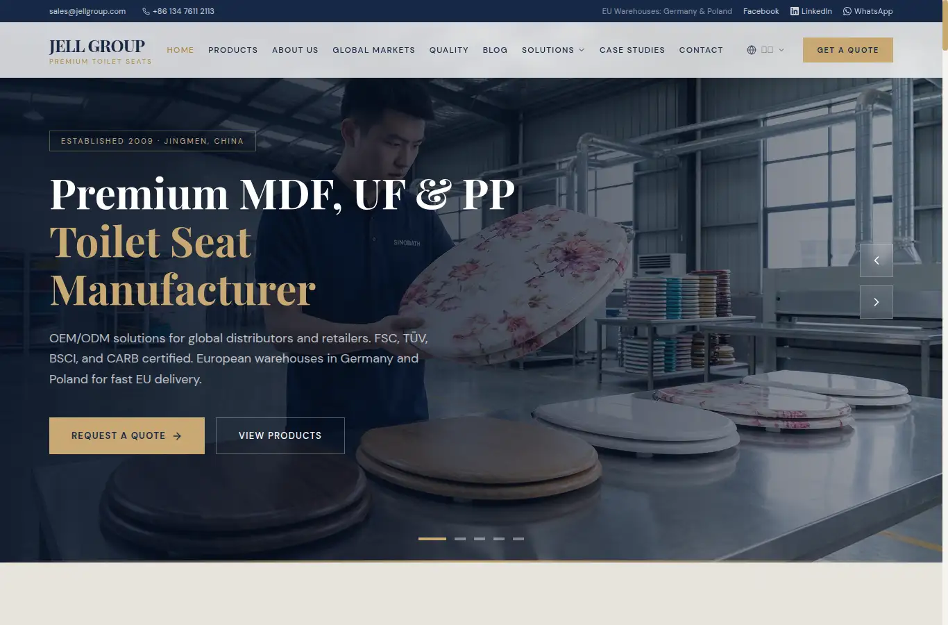 jellgroup.com homepage screenshot
