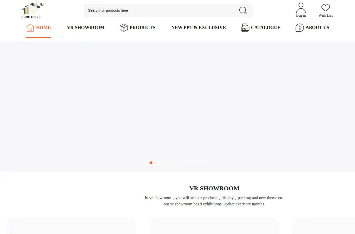gzhometrend.com homepage screenshot