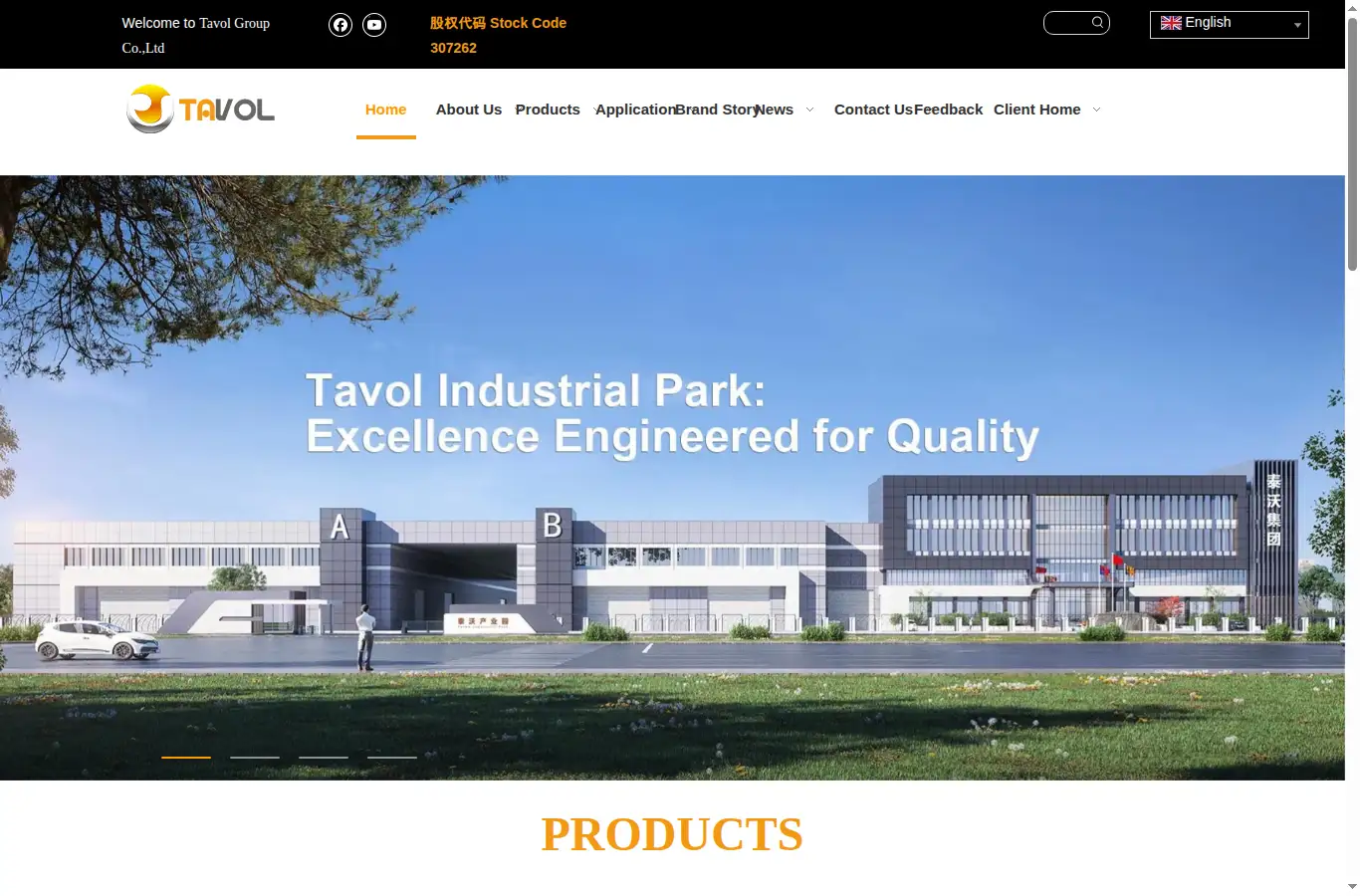 tavolgroup.com homepage screenshot