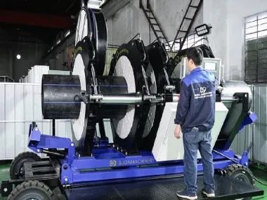 SUD24-48“ CNC Fully Automatic Butt Fusion Machine with Trolley