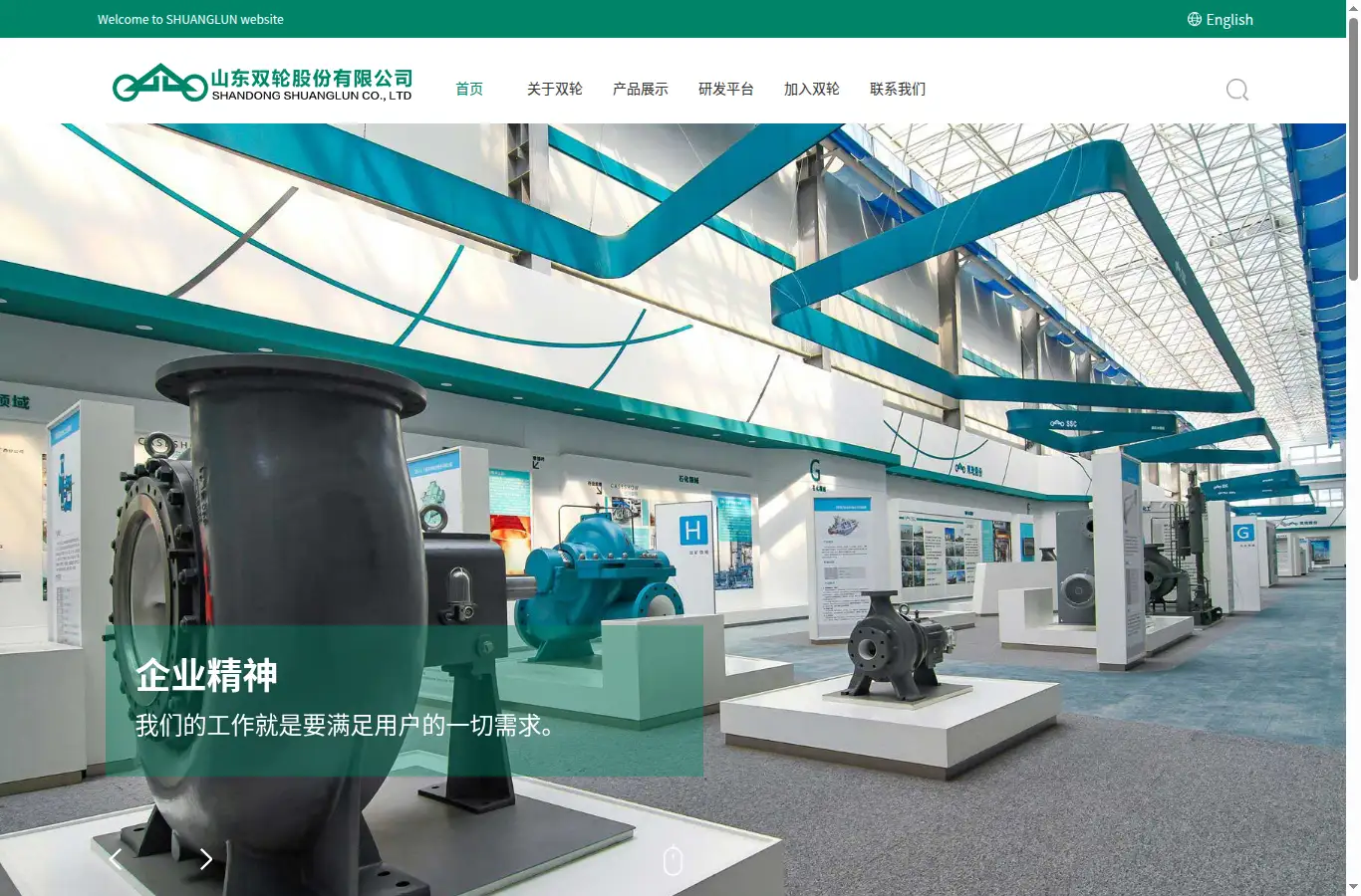 shuanglun.cn homepage screenshot