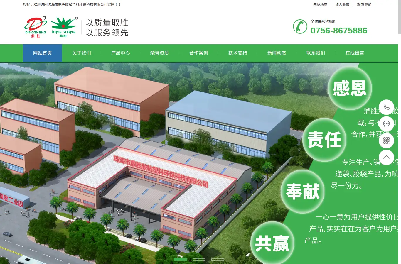 dsadhesive.cn homepage screenshot