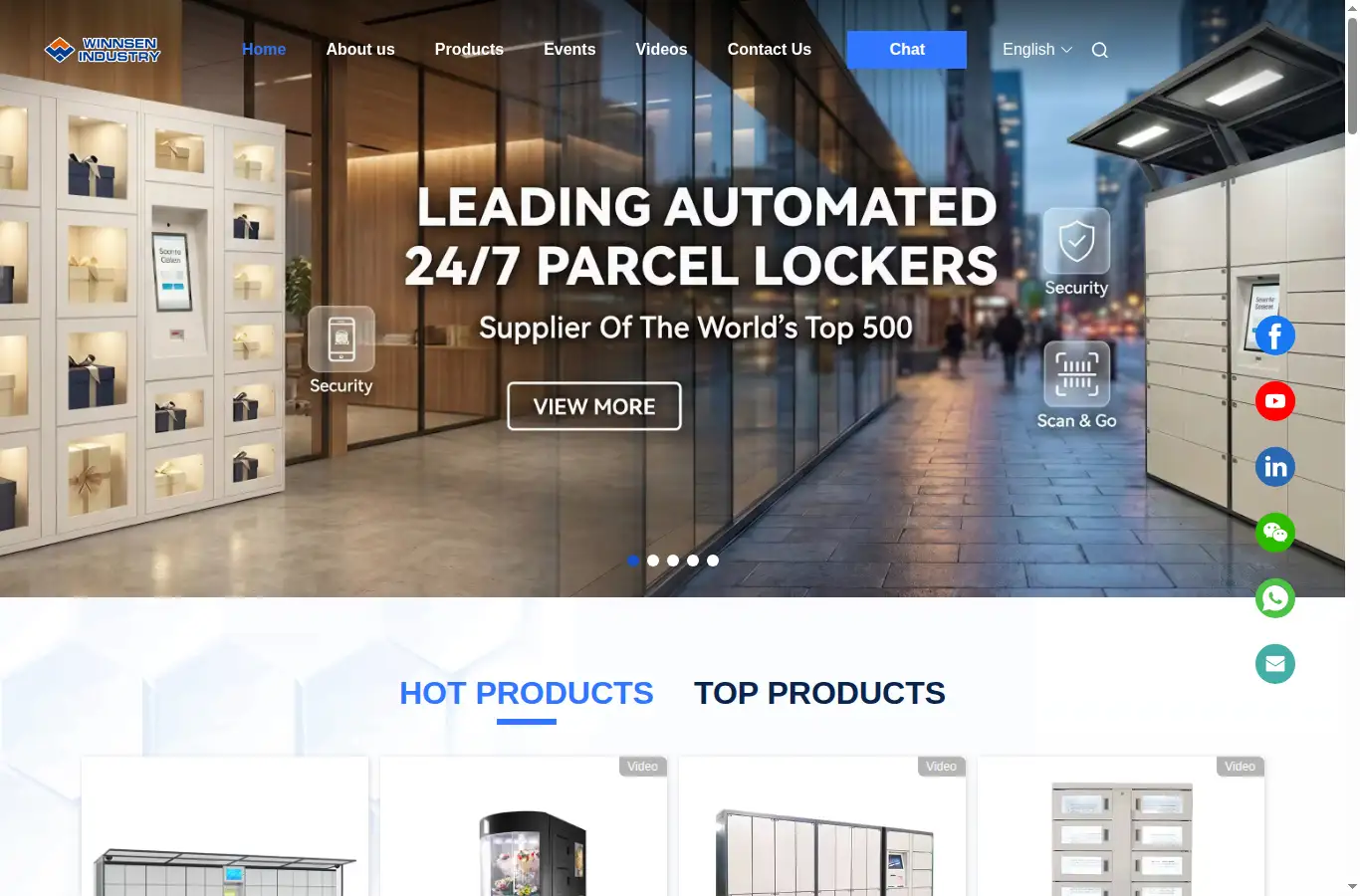 winnsen.com homepage screenshot