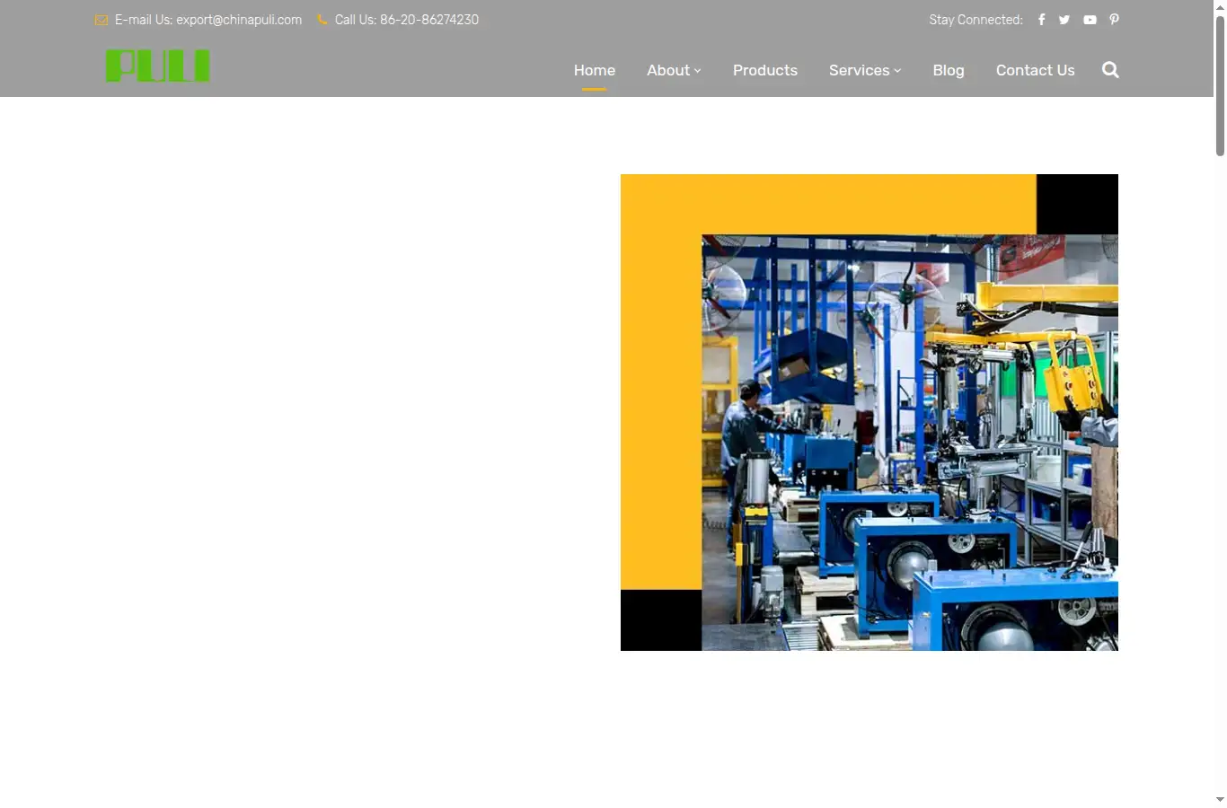 chinapuli.com homepage screenshot