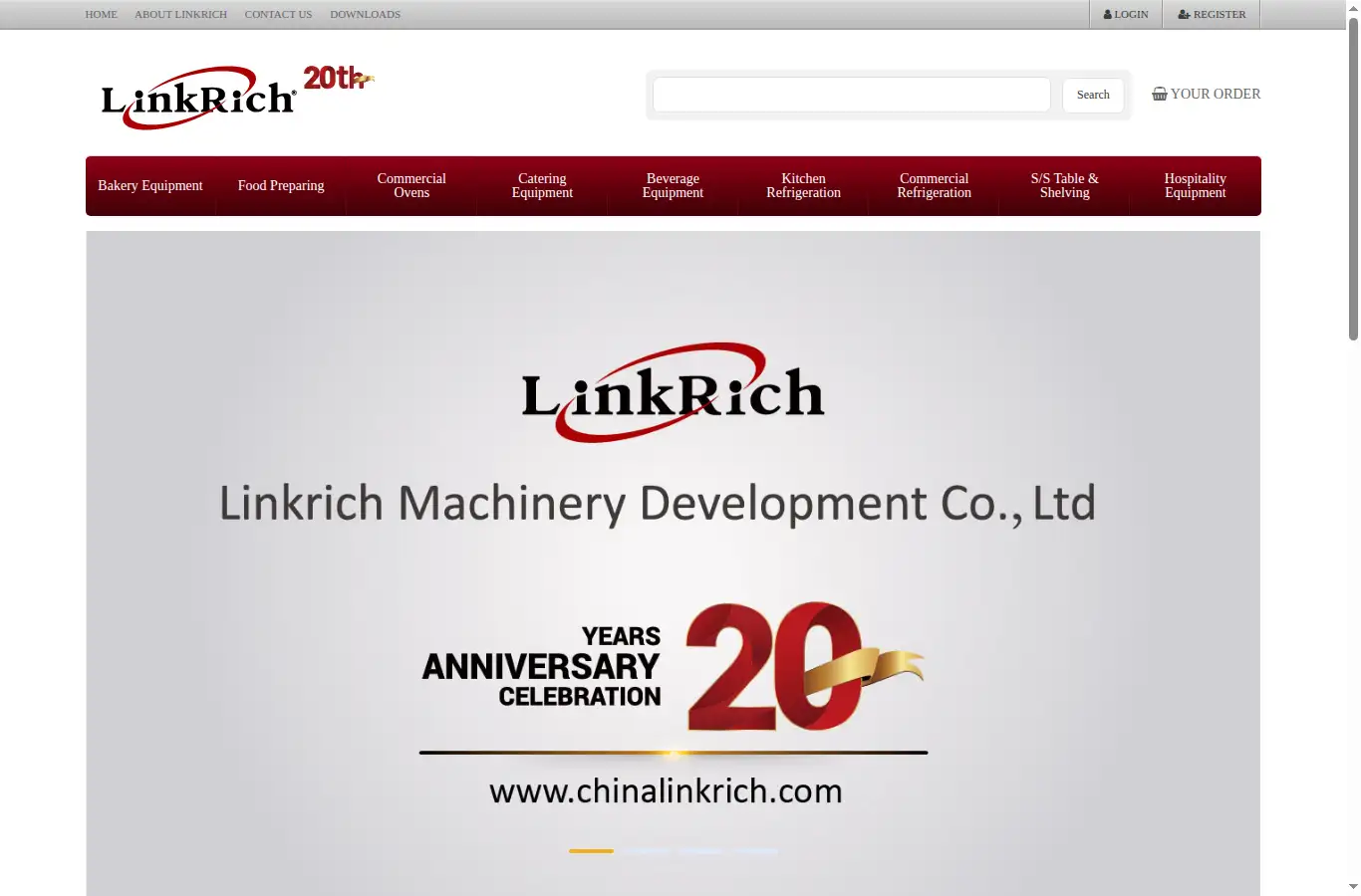 chinalinkrich.com homepage screenshot