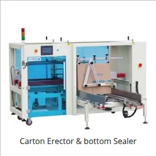 Carton Erector & bottom Sealer