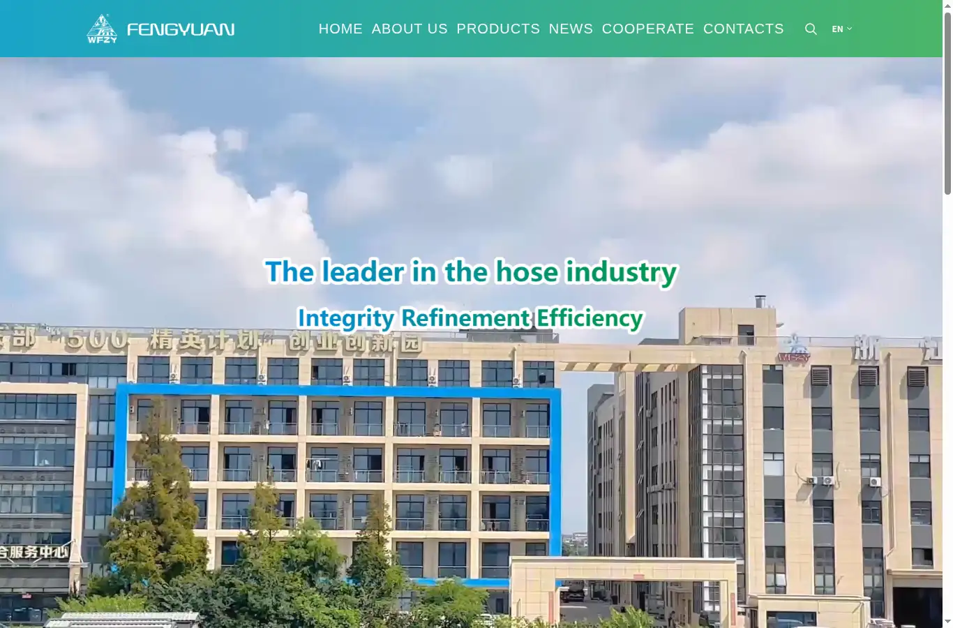 zjfengyuan.com.cn homepage screenshot
