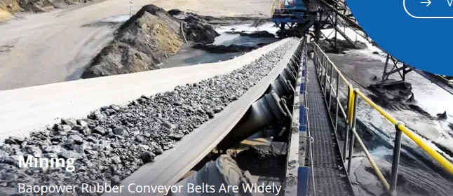 Rubber Conveyor Belts for Mining